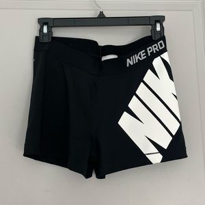 Nike Pro Black Spandex- Size Large